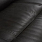 ZUN Trevor Triple Power Recliner,Genuine Leather,Standard Recliner Chair,Lumbar Support,Adjustable W98272209