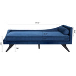 ZUN Right Square Arm Reclining Chaise Lounge W68033870