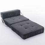 ZUN Folding Sofa Bed, Futon Sleeper Chair, Convertible Chair Floor Couch & Sleeping Mattress for Living W1829134992