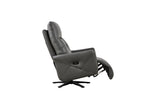 ZUN Recliner Chair With Dual Motor , Euro contemporary design , Adjustable Headrest, 360&deg; Swivel USB W820119429