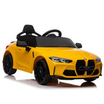 ZUN BMW M4 12v Kids ride on toy car 2.4G W/Parents Remote Control,Three speed adjustable,Power display, W1396128711