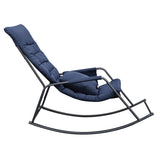 ZUN Rocking Chair with Padded Cushions and Pillow,Single Seat Modern Accent Rocker Armchair,Durable W1889125353
