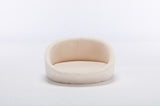 ZUN PANGPANG Cat Bed Pet Sofa With E1 Solid Wood frame, Cashmere Cover,Mid Size,BEIGE W79490088