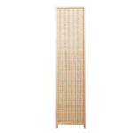 ZUN 6 Panel Bamboo Room Divider, Private Folding Portable Partition Screen for Home Office - Natural W2181P145311