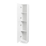 ZUN Freestanding Cabinet with Inadjustable Shelves and two Doors for Kitchen, Dining Room, White W33165045