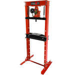 ZUN Steel H-Frame Hydraulic Garage/Shop Floor Press with Stamping Plates, with a pressure gauge,12 Ton W1239124309