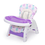 ZUN Convertible High Chair for Babies, Booster Seat with Safety Belt Feeding Tray, Toddler Chair and W2181P147619