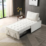 ZUN Multipurpose Linen Fabric Ottoman Lazy Sofa Pulling Out Sofa Bed W1097109513