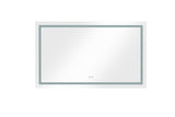 ZUN 60 in. W x 30 in. H Frameless Single Bathroom Vanity Mirror in Polished Crystal Bathroom Vanity W1272112756