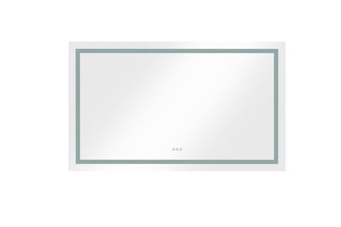 ZUN 72 in. W x 36 in. H Frameless Single Bathroom Vanity Mirror in Polished Crystal Bathroom Vanity W1272110974