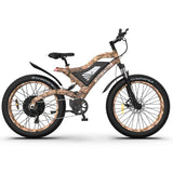 ZUN AOSTIRMOTOR 26" 1500W Electric Bike Fat Tire 48V 15AH Removable Lithium Battery for Adults S18-1500W 29616209