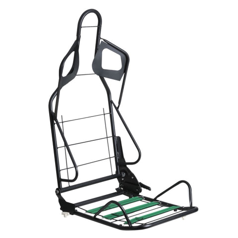 ZUN 2-Piece Ergonomic Racing Seats with Adjustable Double Slides,PVC Racing Simulator Game Seats,Black RS302563AAB