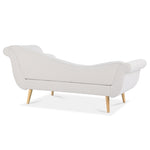ZUN Chaise Lounge with Scroll Arms W68056676