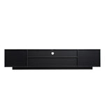 ZUN TV Cabinet Wholesale, Black TV Stand with Lights, Modern LED TV Cabinet with Storage Drawers, Living W33140083