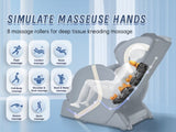 ZUN Massage Chair Recliner with Zero Gravity with Full Body Air Pressure W1875110807