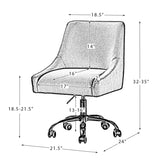 ZUN Carina Task Chair-FUSHIA W1137142331