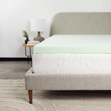 ZUN Bridgevine Home 3 inch Short Queen Size Cool Gel Memory Foam Mattress Topper B108131505