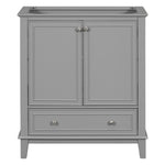 ZUN 30" Bathroom Vanity without Sink, Base Only, Multi-functional Bathroom Cabinet with Doors and WF306250AAE