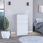 ZUN Cassel 2-Drawer Dresser White B06280083