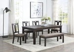 ZUN Simple 1pc Dining Table Pine Wood Rectangle Top Table w Leaf well-crafted chair legs Dining Room B011P144693