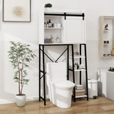 ZUN Over The Toilet Storage Cabinet, Bathroom Over Toilet with Sliding Barn Door,Adjustable W282138090