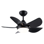 ZUN 30 In Intergrated LED Ceiling Fan Lighting with Matte Black ABS Blade W136755957
