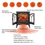 ZUN 24 inch 3D Infrared Electric Stove with remote control W1769112700