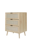ZUN 3 Drawer Cabinet, Suitable for Bedroom, Living Room, Study W688126004
