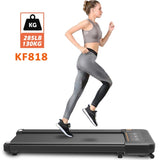 ZUN Under Desk Treadmill Walking Pad with Remote Controll, Heavy Duty 2.5HP 300LBS W136259199