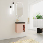 ZUN 20'' Floating Wall-Mounted Bathroom Vanity with Resin Sink & Soft-Close Cabinet Door W999P143201