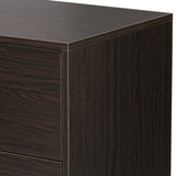 ZUN U_Style Featured Two-door Storage Cabinet with Three Drawers and Metal Handles , Suitable for WF308422AAD