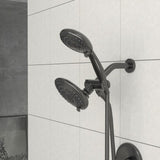 ZUN Multi Function Dual Shower Head - Shower System with 5" Rain Showerhead, 5-Function Hand Shower, W1243102470