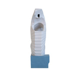 ZUN 16.9x10.2x31.9" White Abstract Water Fountain with Blue Base with Light, for Indoor and Outdoor W2078138947