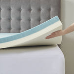 ZUN 4" Memory Foam Mattress Topper B03595128