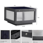 ZUN Solar Wall Lamp With Dimmable LED W1340133324