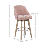 ZUN Bar Stool with Swivel Seat B03548734