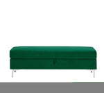 ZUN Storage Bench Solid Color 2 Seater Furniture Living Room Sofa Stool 60690311