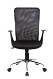 ZUN Techni Mobili Medium Back Mesh Assistant Office Chair, Black RTA-4811-BK