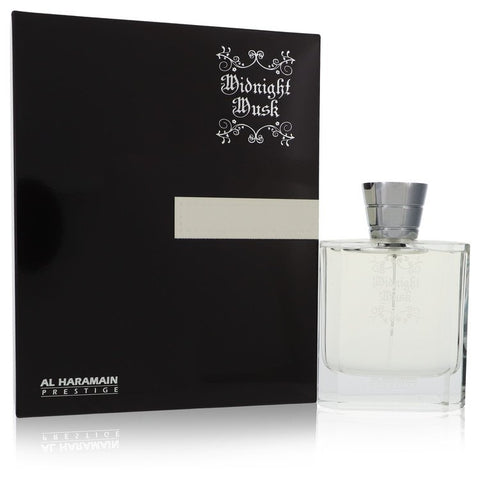Al Haramain Midnight Musk by Al Haramain Eau De Parfum Spray 3.4 oz for Men FX-557684
