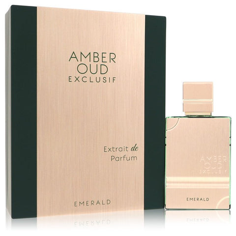 Amber Oud Exclusif Emerald by Al Haramain Eau De Parfum Spray 2 oz for Men FX-561022