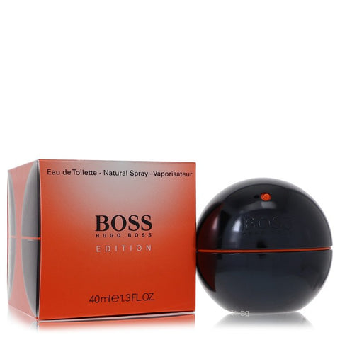 Boss In Motion Black by Hugo Boss Eau De Toilette Spray 1.3 oz for Men FX-430996