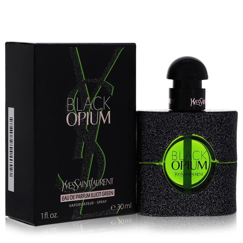 Black Opium Illicit Green by Yves Saint Laurent Eau De Parfum Spray 1 oz for Women FX-561864