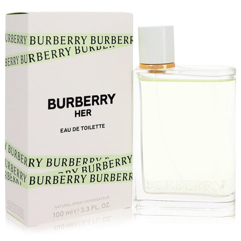 Burberry Her by Burberry Eau De Toilette Spray 3.4 oz for Women FX-562153