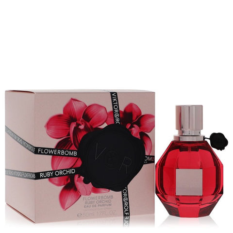Flowerbomb Ruby Orchid by Viktor & Rolf Eau De Parfum Spray 1.7 oz for Women FX-562374