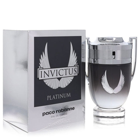 Invictus Platinum by Paco Rabanne Eau De Parfum Spray 3.4 oz for Men FX-561137