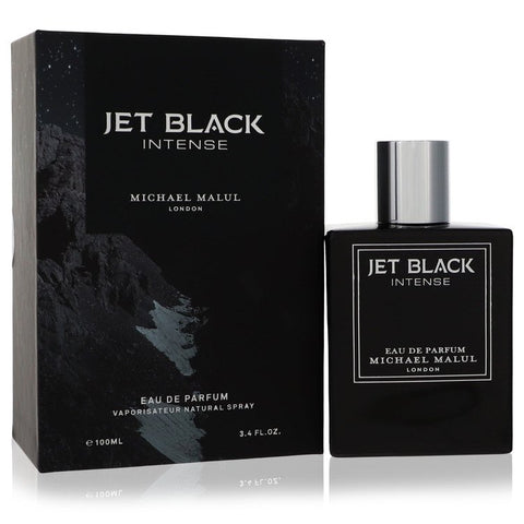 Jet Black Intense by Michael Malul Eau De Parfum Spray 3.4 oz for Men FX-557489