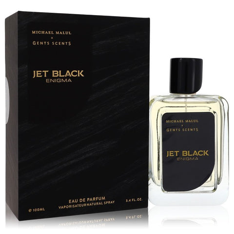 Jet Black Enigma by Michael Malul Eau De Parfum Spray 3.4 oz for Men FX-562848