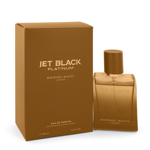 Jet Black Platinum by Michael Malul Eau De Parfum Spray 3.4 oz for Men FX-551283