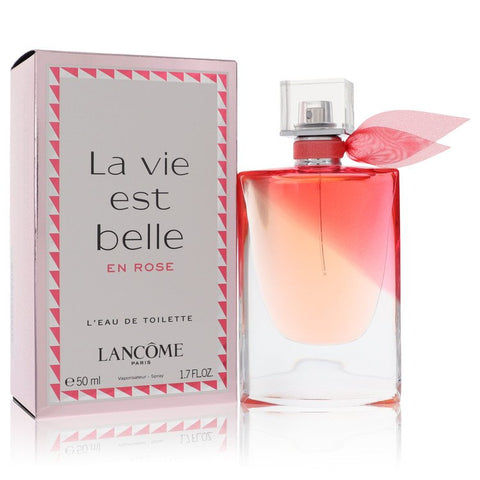La Vie Est Belle En Rose by Lancome L'eau De Toilette Spray 1.7 oz for Women FX-559307