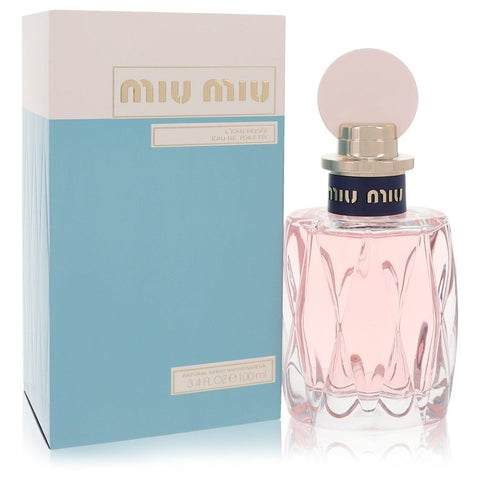 Miu Miu L'eau Rosee by Miu Miu Eau De Toilette Spray 3.4 oz for Women FX-540598